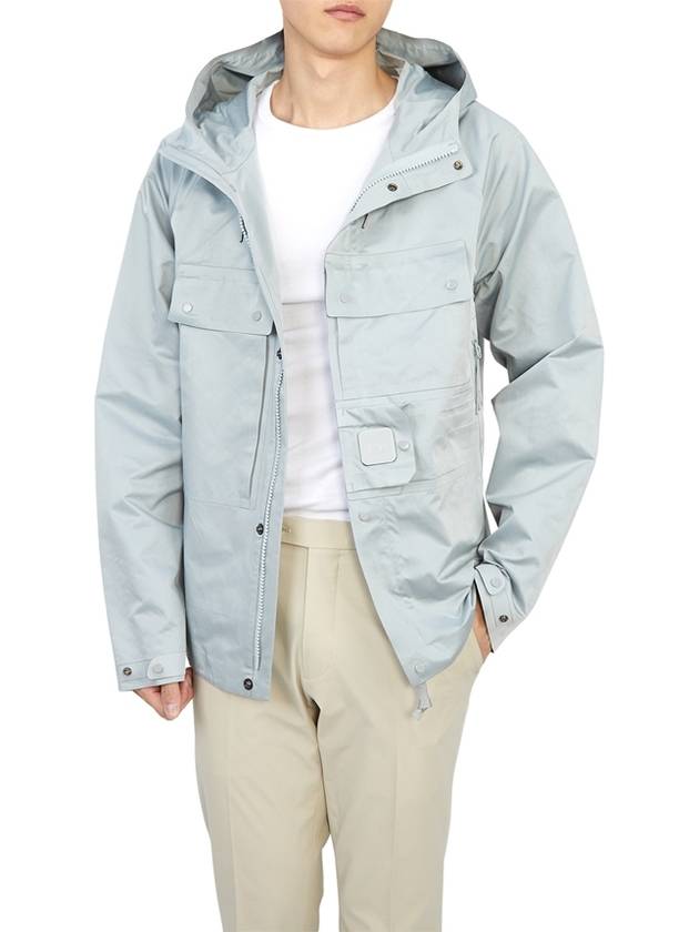 Metropolis AAC Hooded Jacket Light Blue - CP COMPANY - BALAAN 7