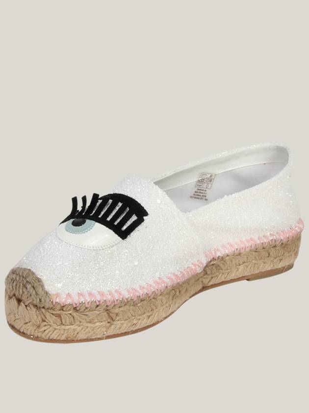 Wink Glitter Espadrille CF890 WHITE CFS005 - CHIARA FERRAGNI - BALAAN 2