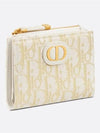 30 Montaigne Dahlia Wallet Gold Tone Jacquard S2197UNRG M01E - DIOR - BALAAN 2