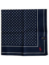 polo logo dot pattern handkerchief navy 5 - RALPH LAUREN - BALAAN 3