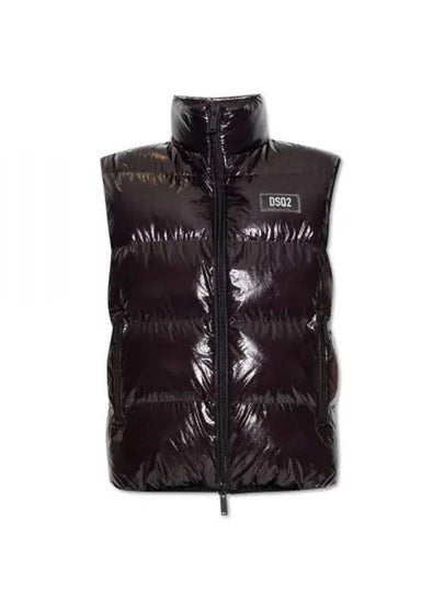 Logo Down Vest Black - DSQUARED2 - BALAAN 2