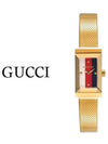 G Frame Mesh Watch Gold - GUCCI - BALAAN.