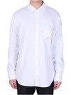 Kanghyuk Men's White Guard Pocket Shirt NYS03 - KANGHYUK - BALAAN 1