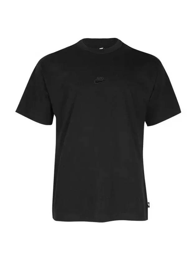 Premium Essentials Short Sleeve T-Shirt Black - NIKE - BALAAN 1