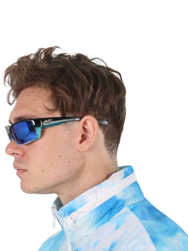 Maui Jim Barrier Reef Blue Hawaii Wrap Unisex Sunglasses B792-06C 62 - MAUI JIM - BALAAN 2