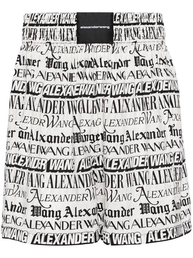 Alexander Wang Boxer Newspaper With Print - ALEXANDER WANG - BALAAN 1