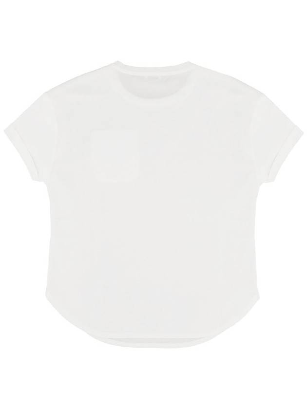 Cotton Short Sleeve T-Shirt White - BRUNELLO CUCINELLI - BALAAN 5