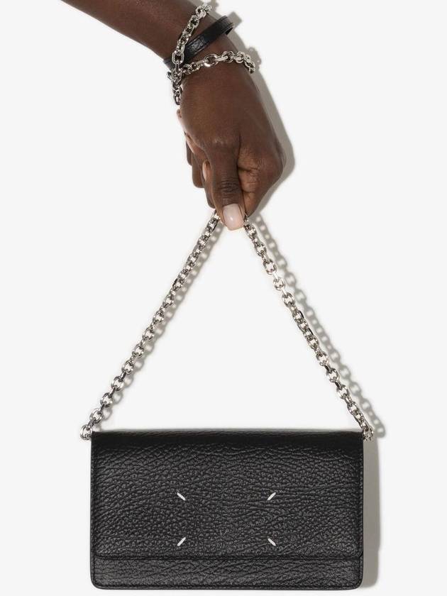 Stitch Large Chain Long Wallet Black - MAISON MARGIELA - BALAAN 6