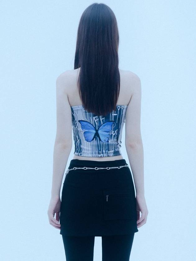 0 4 butterfly pistol tube top - CLUT STUDIO - BALAAN 4