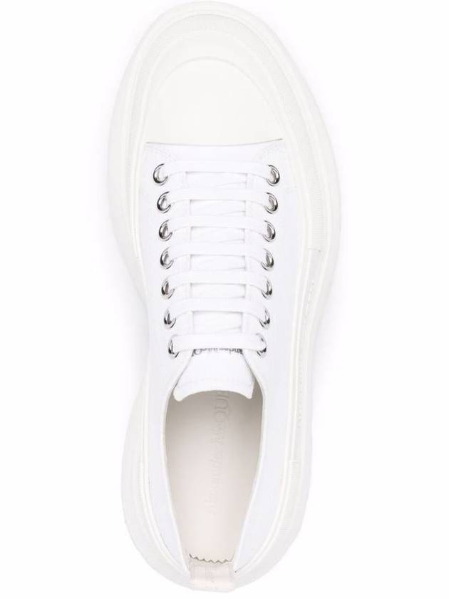 Tread Slick Low Top Sneakers White - ALEXANDER MCQUEEN - BALAAN 5