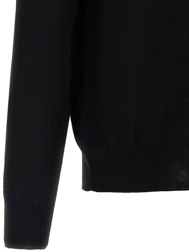 Archetype Crew Neck Wool Knit Top Black - GIVENCHY - BALAAN 8