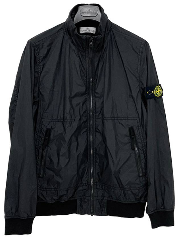 Kids Compass Badge Zip Up Jacket Black - STONE ISLAND - BALAAN 2