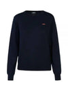 Victoria Embroidery Logo Sweatshirt Navy - A.P.C. - BALAAN 2