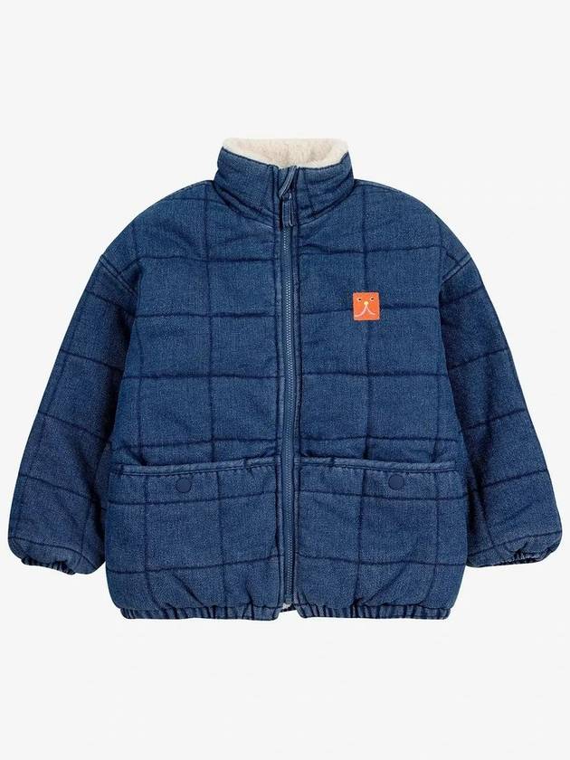 children s denim fleece jacket BC Vintage quilted B224AC127 - BOBO CHOSES - BALAAN 1