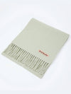 Wool Fringe Muffler Light Green - ACNE STUDIOS - BALAAN 3