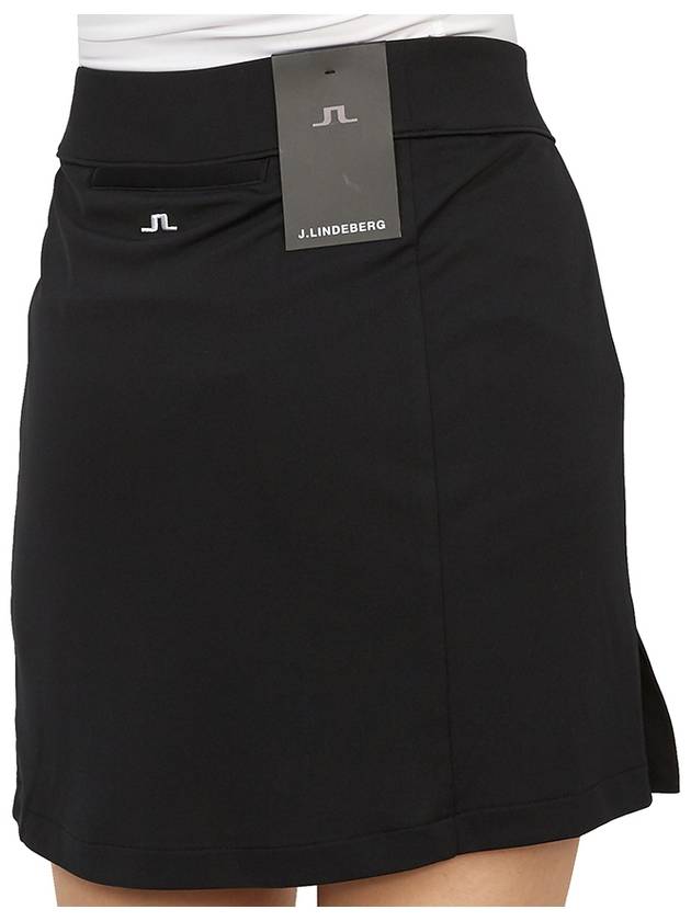 Women s Amelie Mid Skirt Black GWSD08830 9999 - J.LINDEBERG - BALAAN 11