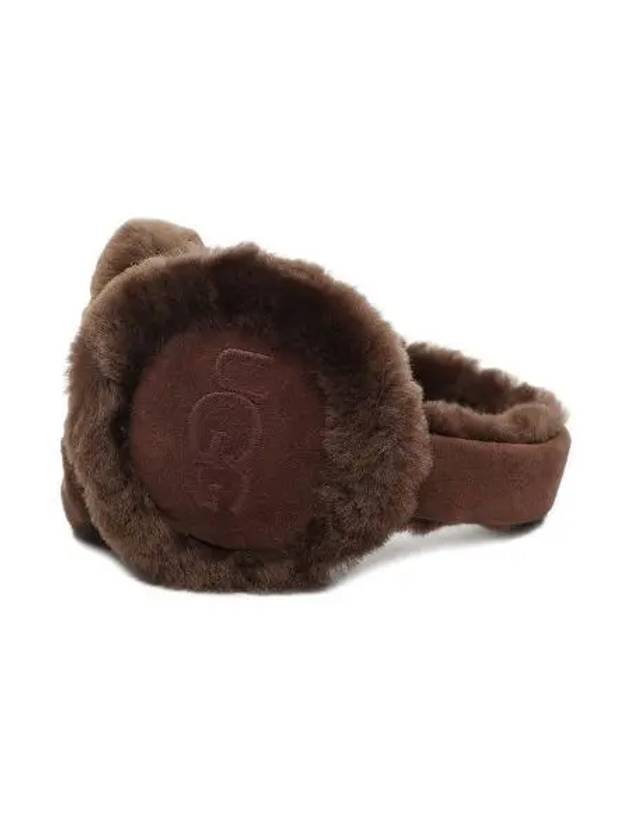 Sheepskin embroidered logo earmuffs 20955 BURNT CEDAR - UGG - BALAAN 1