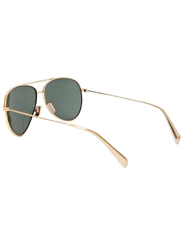 Mineral Glass Lens Metal Frame Sunglasses Green - CELINE - BALAAN 4