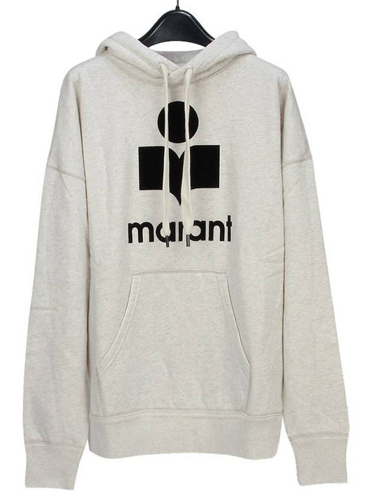 Isabel Marant MANSEL hooded sweatshirt SW0031 017E 23EC ECRU IMA224ec - ISABEL MARANT - BALAAN 1