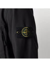 Soft Shell Brushed Lining Zip Up Hoodie Black - STONE ISLAND - BALAAN 6