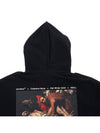 Men's Caravaggio Print Hoodie Black - OFF WHITE - BALAAN 10