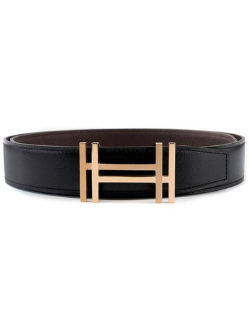 H au Carre reversible men s belt - HERMES - BALAAN 1