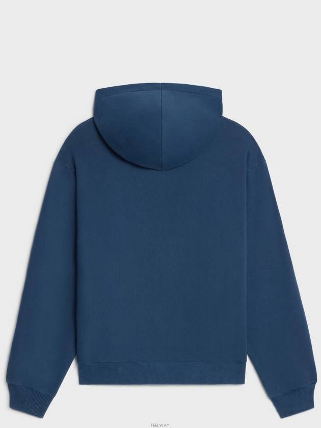 loose hoodie cotton fleece - CELINE - BALAAN 4