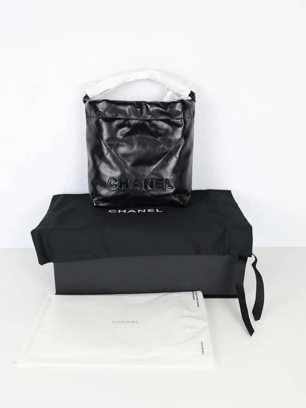 22 Bag Mini Black Metal AS3980 - CHANEL - BALAAN 8