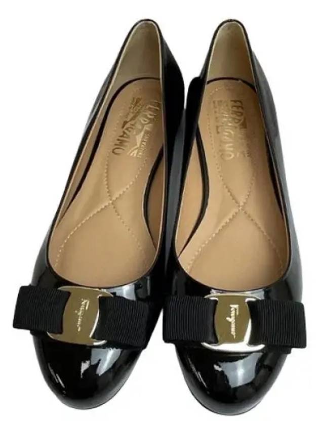 Barina Ballerina Women s Flat Shoes D VARINA NERO 0574556 - SALVATORE FERRAGAMO - BALAAN 1