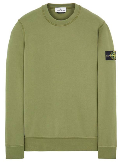 Wappen Patch Crew Neck Sweatshirt Green - STONE ISLAND - BALAAN 2