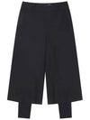 Golfwear Women's Polyester Wide Pants Black - ONOFF - BALAAN 2