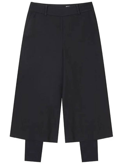 Golfwear Women's Polyester Wide Pants Black - ONOFF - BALAAN 2