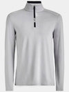 Brushed Back Tech Quarter Zip Pullover GMM000001 LHGR - G/FORE - BALAAN 1