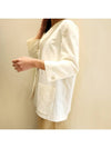 Women s No collar V Jacket White GCD274F806D672 - FABIANA FILIPPI - BALAAN 4