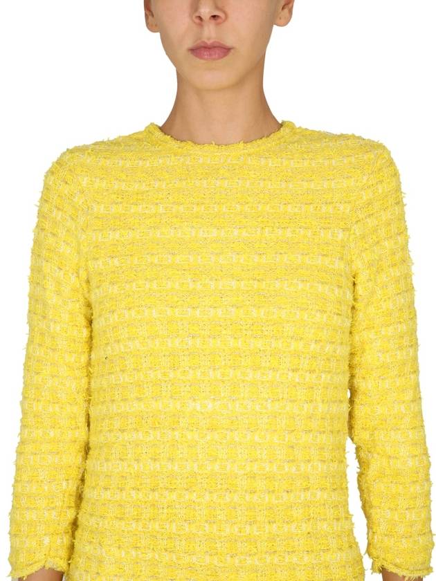 tweed midi dress yellow - BALENCIAGA - BALAAN 5