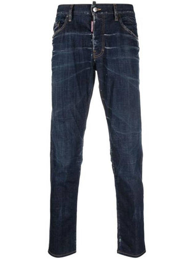 Skater Washed Jeans Blue - DSQUARED2 - BALAAN 1