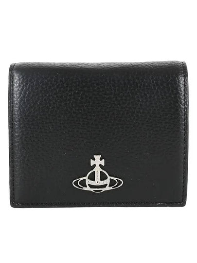 Men's ORB Logo Half Wallet Black - VIVIENNE WESTWOOD - BALAAN 2