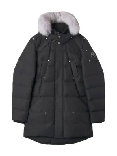 Men's Jackson Cloud Parka Natural Fox Fur Black - MOOSE KNUCKLES - BALAAN 2