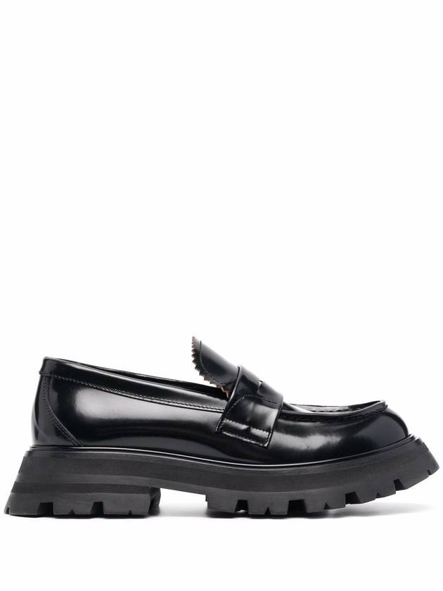 Chunky Sole Wonder Loafers Black - ALEXANDER MCQUEEN - BALAAN 13