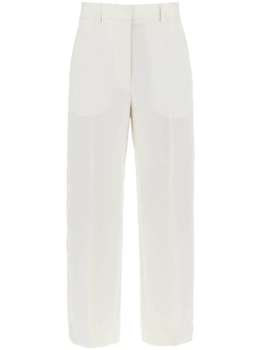 cropped wool blend trousers - TOTEME - BALAAN 1