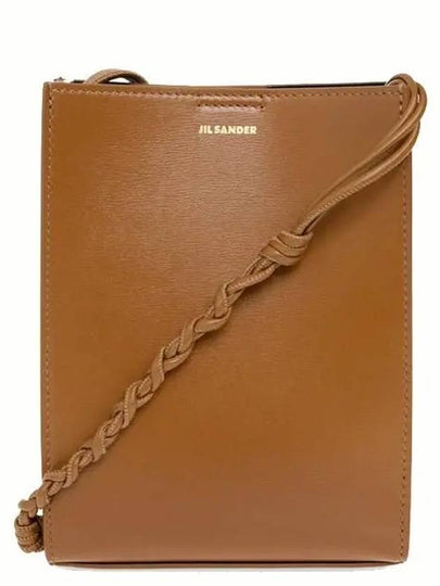 Tangle Smooth Leather Small Cross Bag Brown - JIL SANDER - BALAAN 2