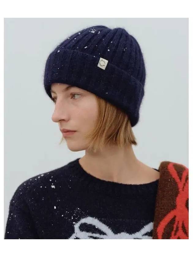 SOFT ANGORA BEANIE NAVY - BENSIMON - BALAAN 1