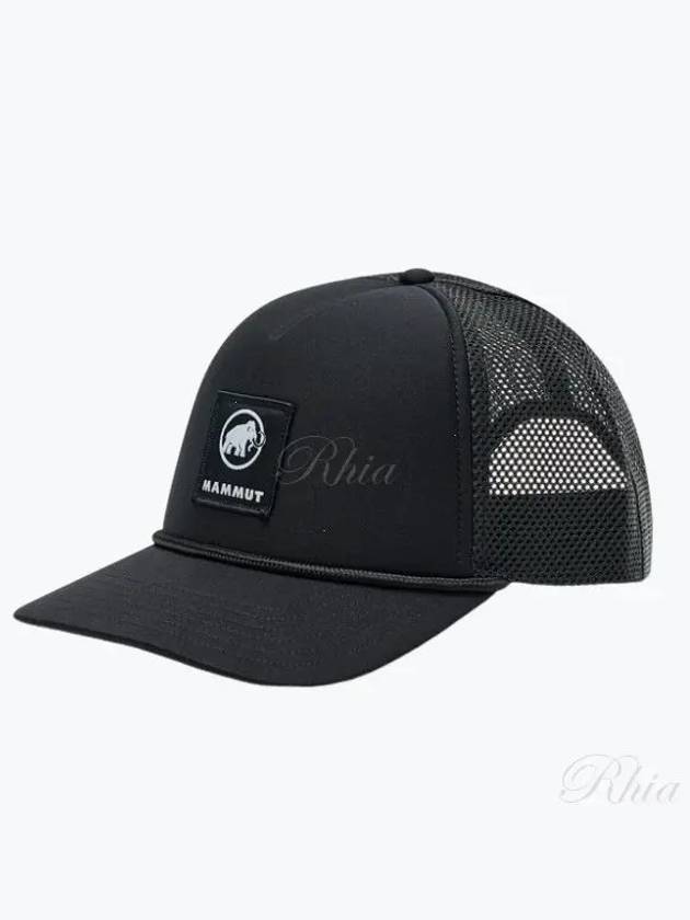 Crag Logo Classic Trucker Ball Cap Black - MAMMUT - BALAAN 2