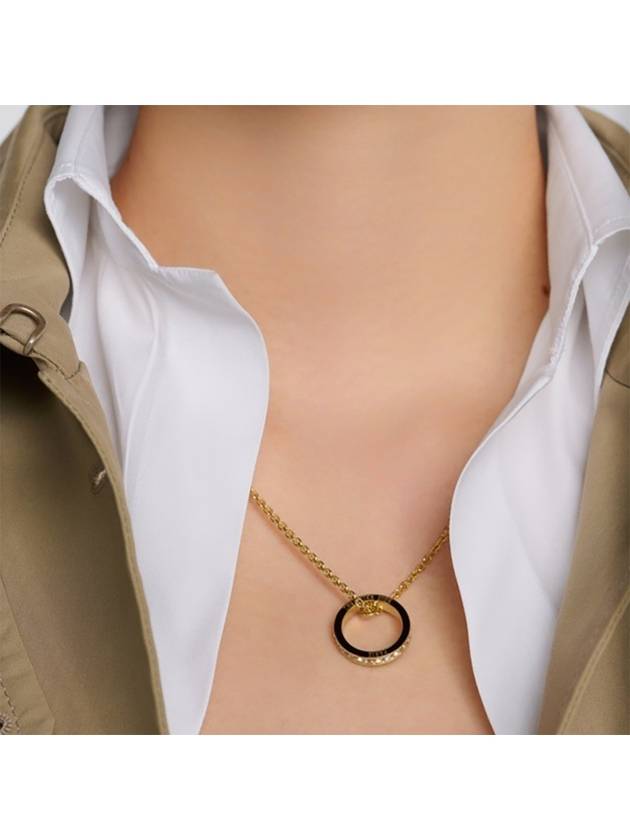 Night Code Crystal Necklace Gold - DIOR - BALAAN 4