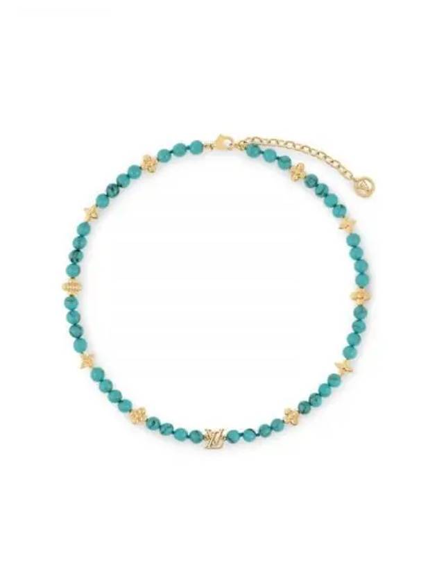 My LV Pearl Necklace Turquoise - LOUIS VUITTON - BALAAN 2