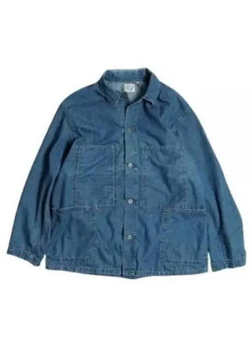 24 UTILITY COVERALL 01 6120 95K DENIM USED jacket - ORSLOW - BALAAN 1