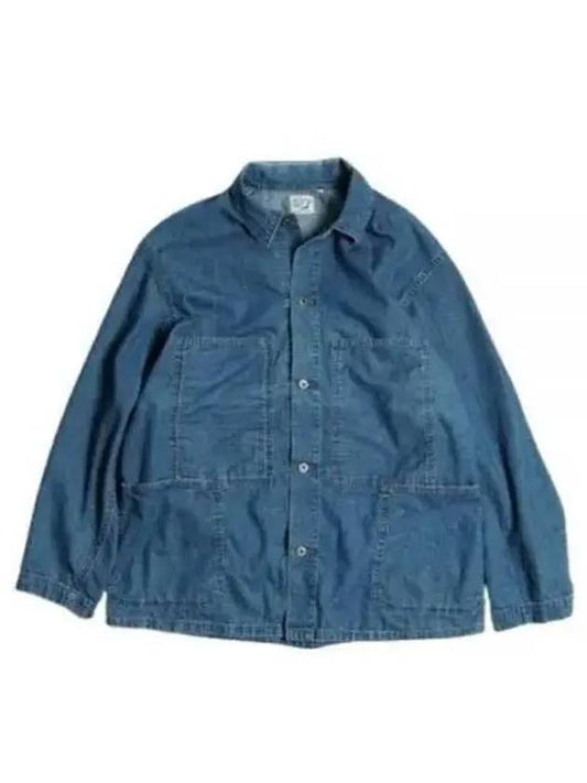 UTILITY COVERALL 01 6120 95K DENIM USED jacket - ORSLOW - BALAAN 1