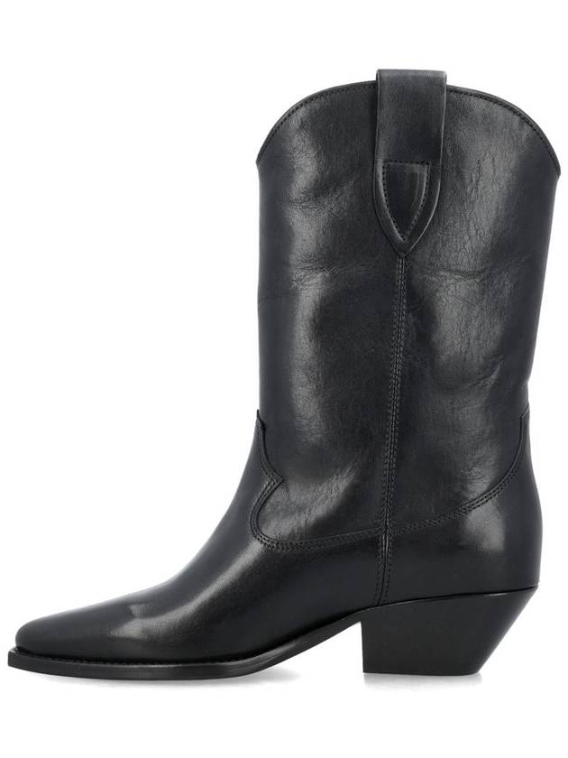 Duerto Ankle Middle Boots Black - ISABEL MARANT - BALAAN 4