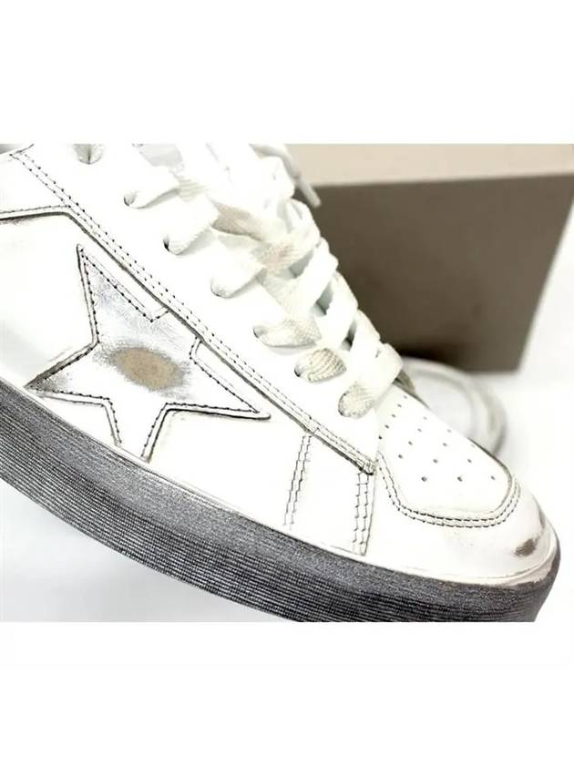 Star Dan Silver Tab Low Top Sneakers White - GOLDEN GOOSE - BALAAN 4