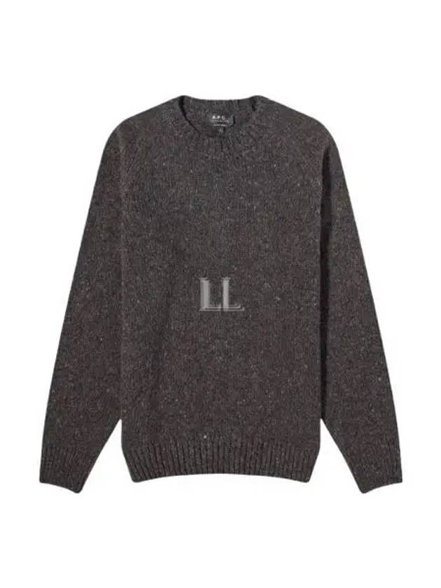 Harris Donegal Crewneck Knit Top Grey - A.P.C. - BALAAN 2